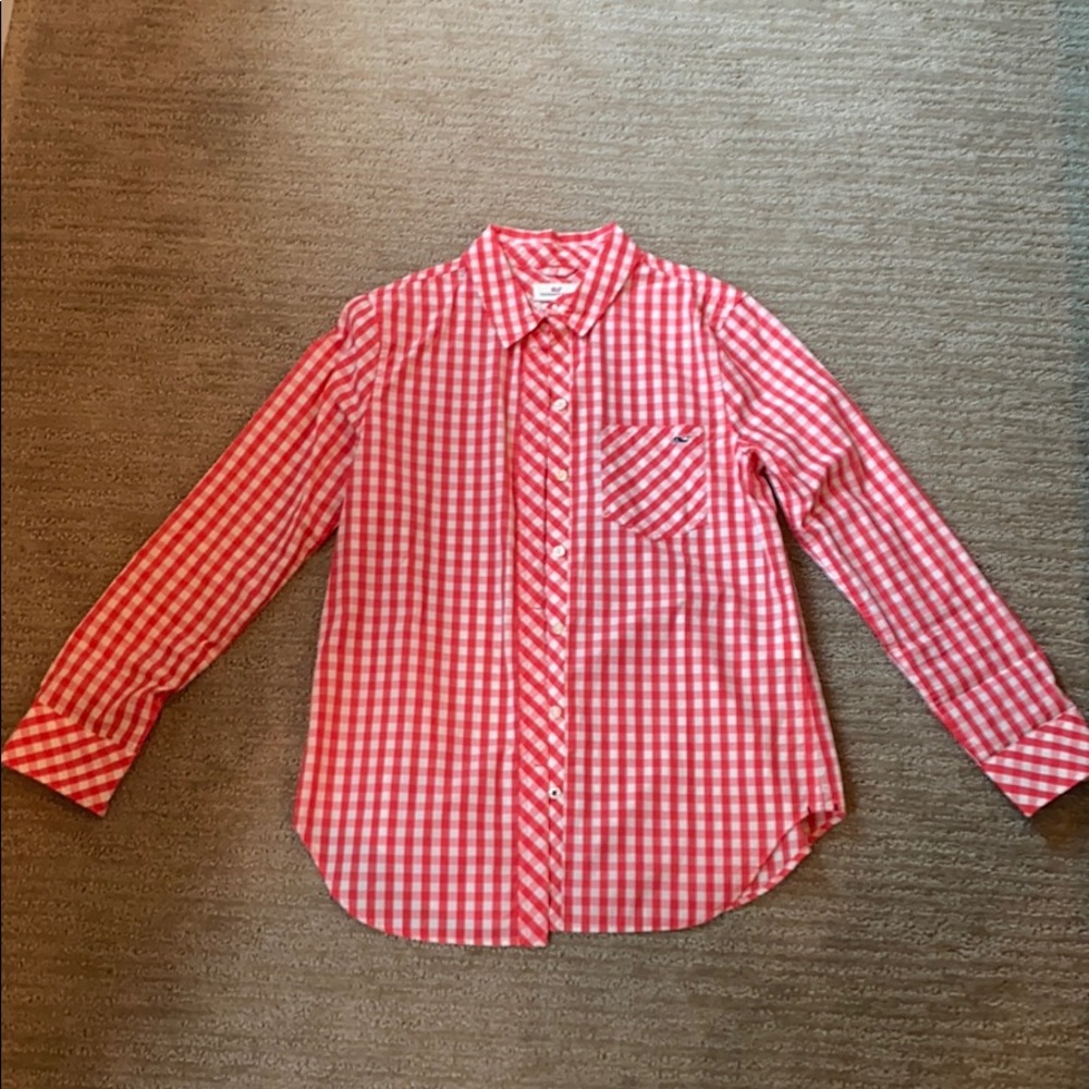 2 Vineyard Vines women button-down shirts.